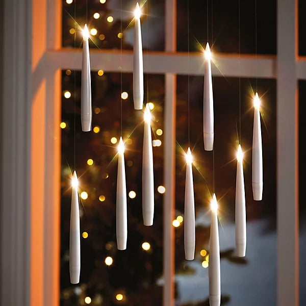 Floating Candles | Flameless Hanging LED Electronic Candle 10+PCS