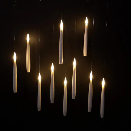 Floating Candles | Flameless Hanging LED Electronic Candle 10+PCS